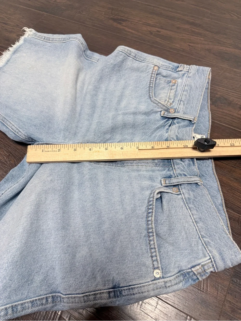 WE THE FREE BUG SUR COAST BOYFRIEND LONG DENIM JEAN SHORTS
